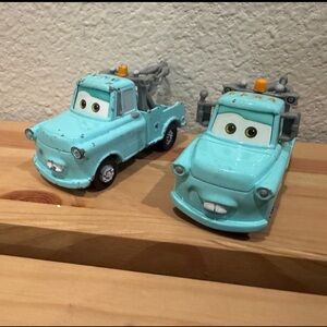 TWO Disney Pixar Cars “Brand New Mater” Two Mater Diecast
